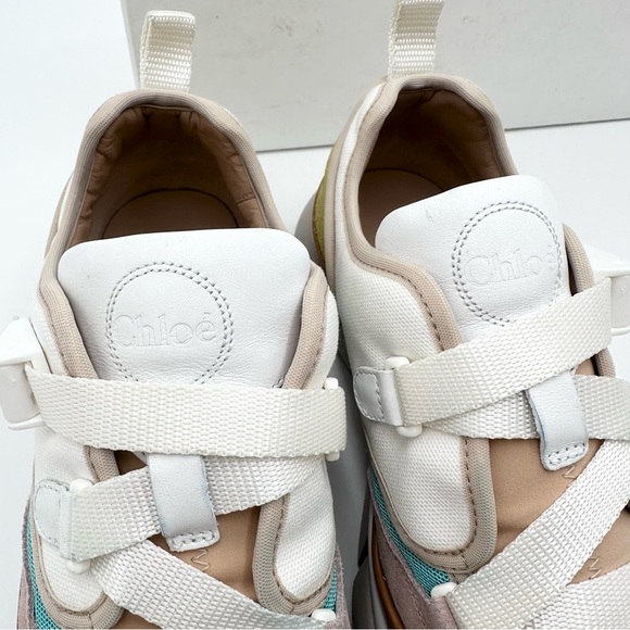 Chloe Sonnie Leather Low Top Sneaker - Picture 4 of 14